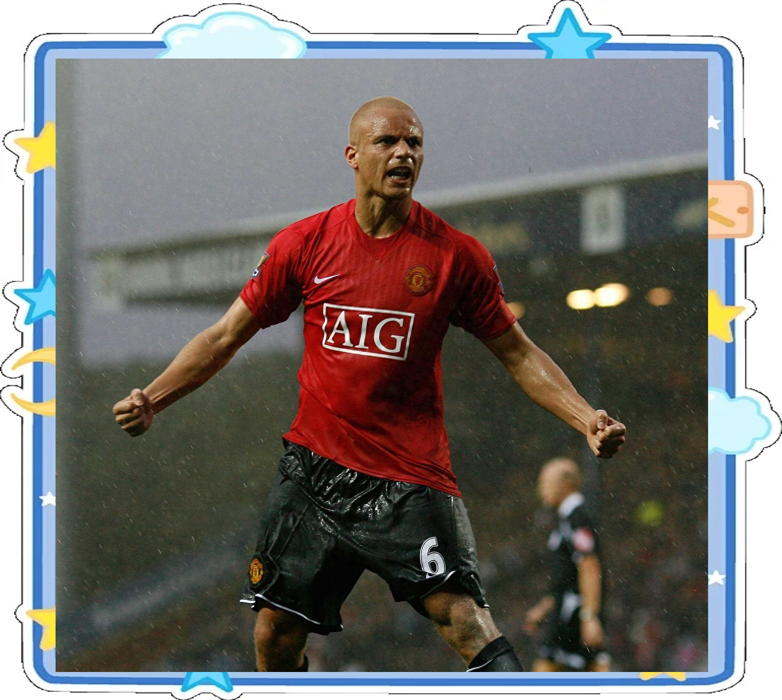 包含红魔球员锲而不舍，终于战胜强敌的词条